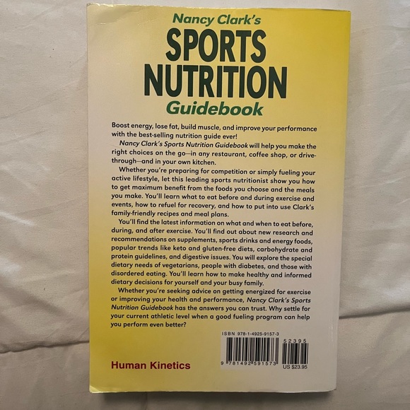 Nancy Clark's Sports Nutrition Guidebook Sixth Edition - Picture 2 of 4